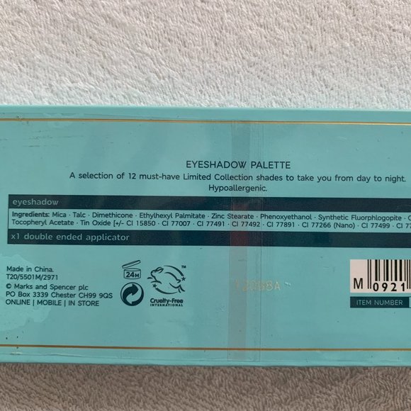 Marks and Spencer Limited Collection 12 Shade Eyeshadow Palate - Picture 3 of 3